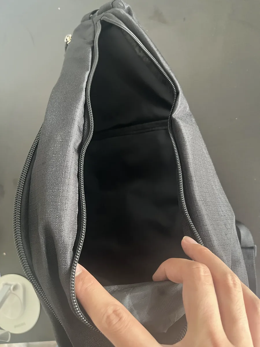 ATP-S-032 Pickleball Tote Backpack — inside compartment (real product photo)
