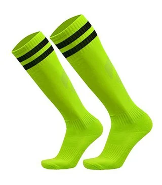Two-Stripe Football Sock, Flat Knit