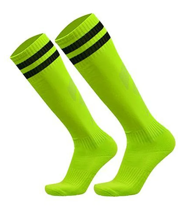 Two-Stripe Football Sock, Flat Knit