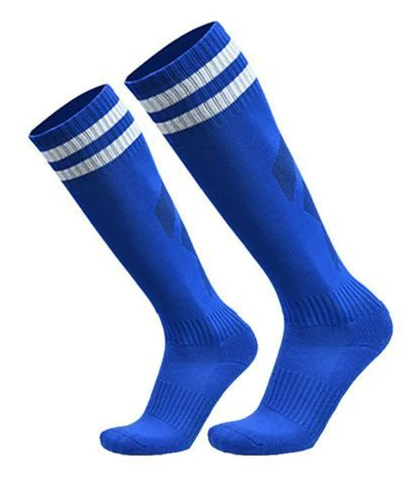 Two-Stripe Football Sock, Terry Sole