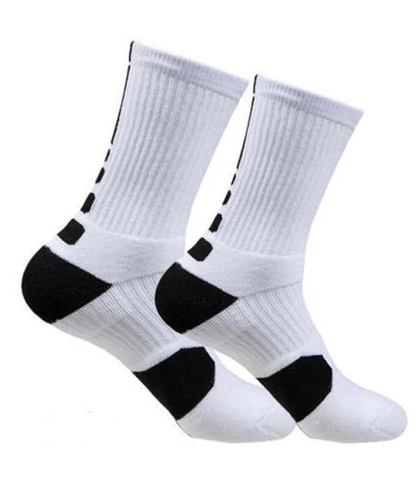 Long Basketball Sock, Blocked Heel